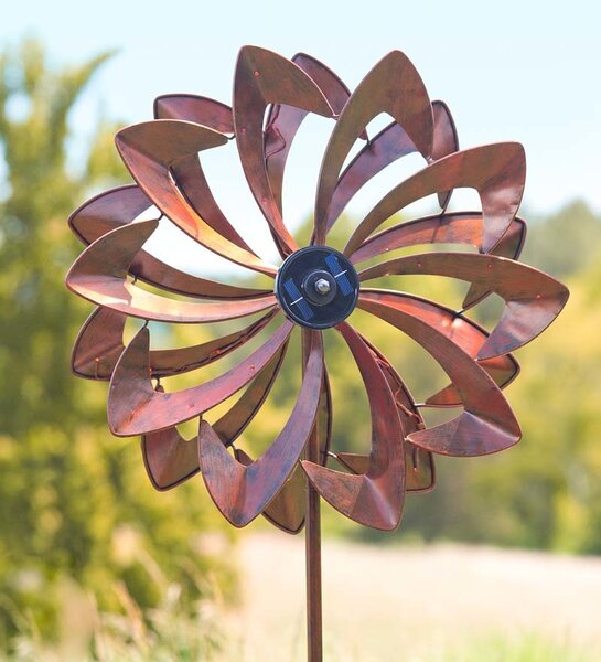 Dakota Fields Deutsch Solar Led Flower Spinner | Wayfair.co.uk